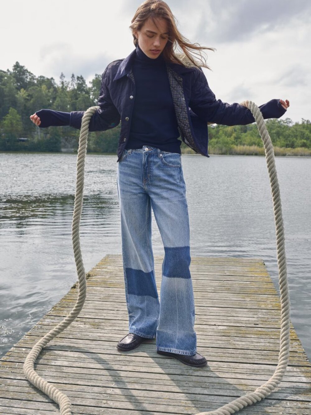 H&M Divided Ultra High-Waist Straight Jeans | US 20 | NWT - Picture 14 of 15